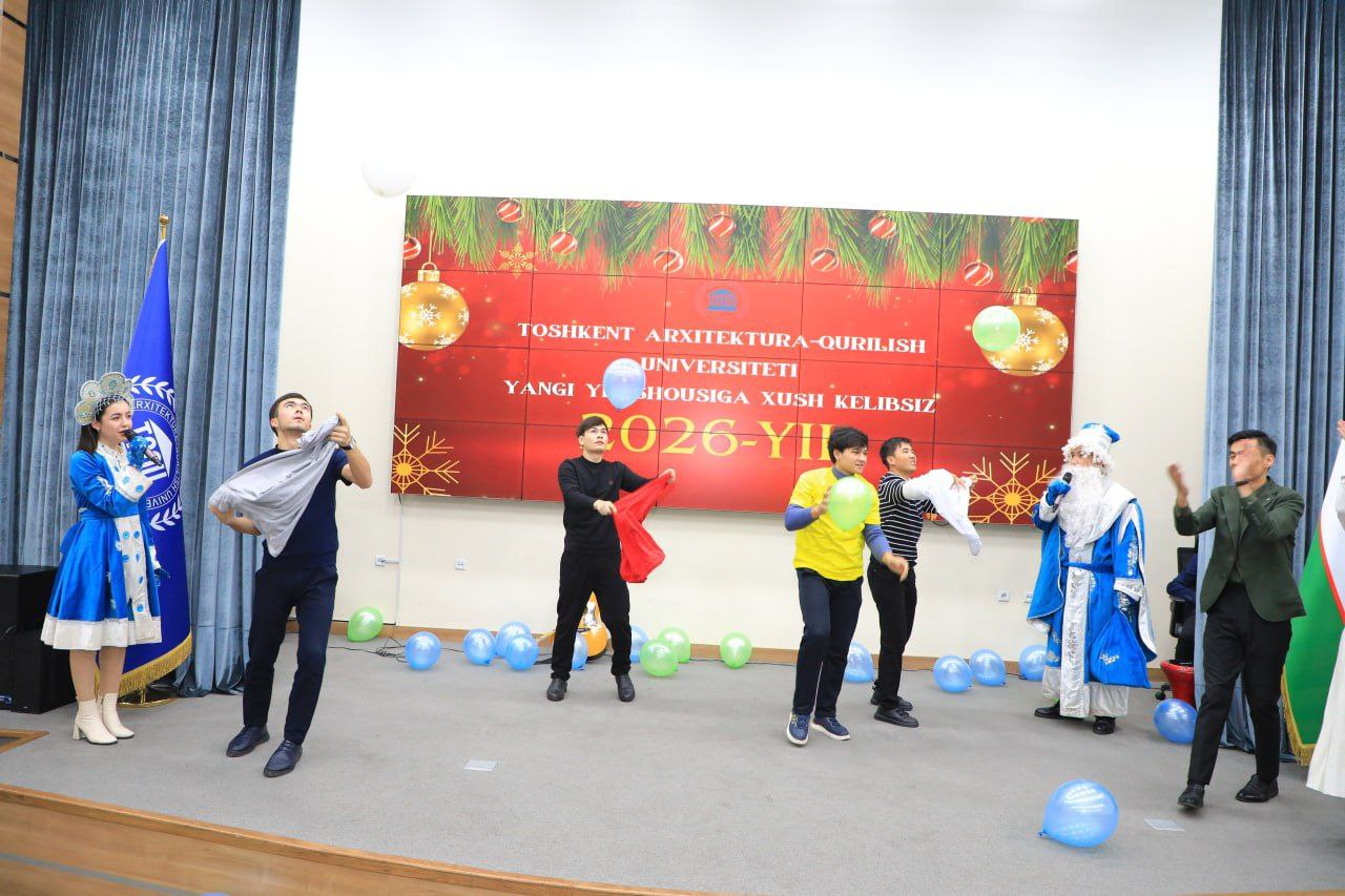 Toshkent arxitektura-qurilish universitetida bayramona dastur va unutilmas lahzalar